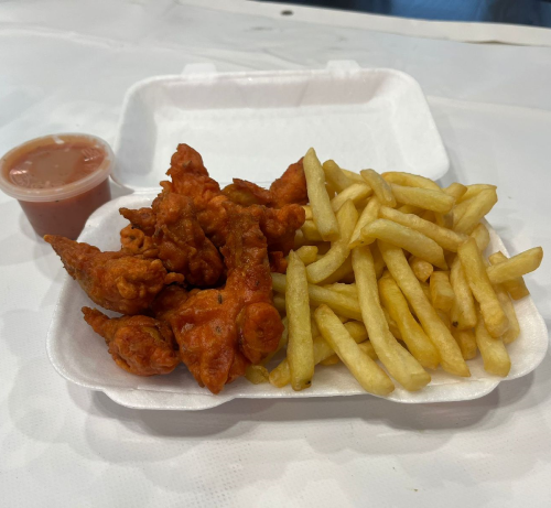 Chips & Chicken Pakora 