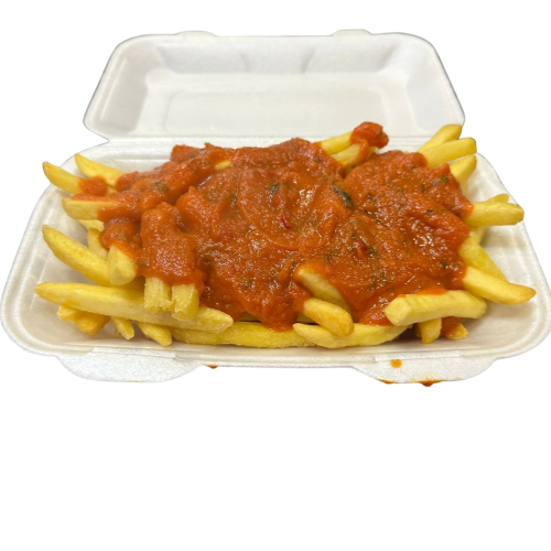 Chips & Curry Sauce 