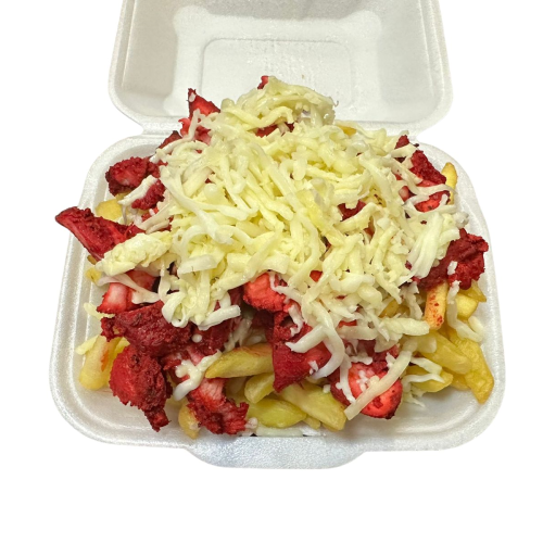 Chips, Cheese & Chicken Tikka 